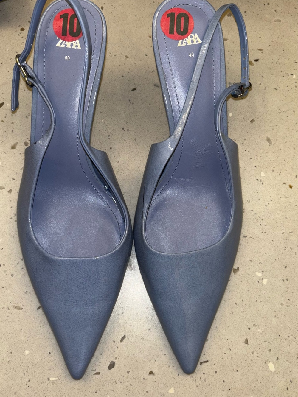 Zara Blue heels